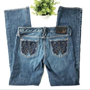 Wicked West • Boot Cut Embellished Jean